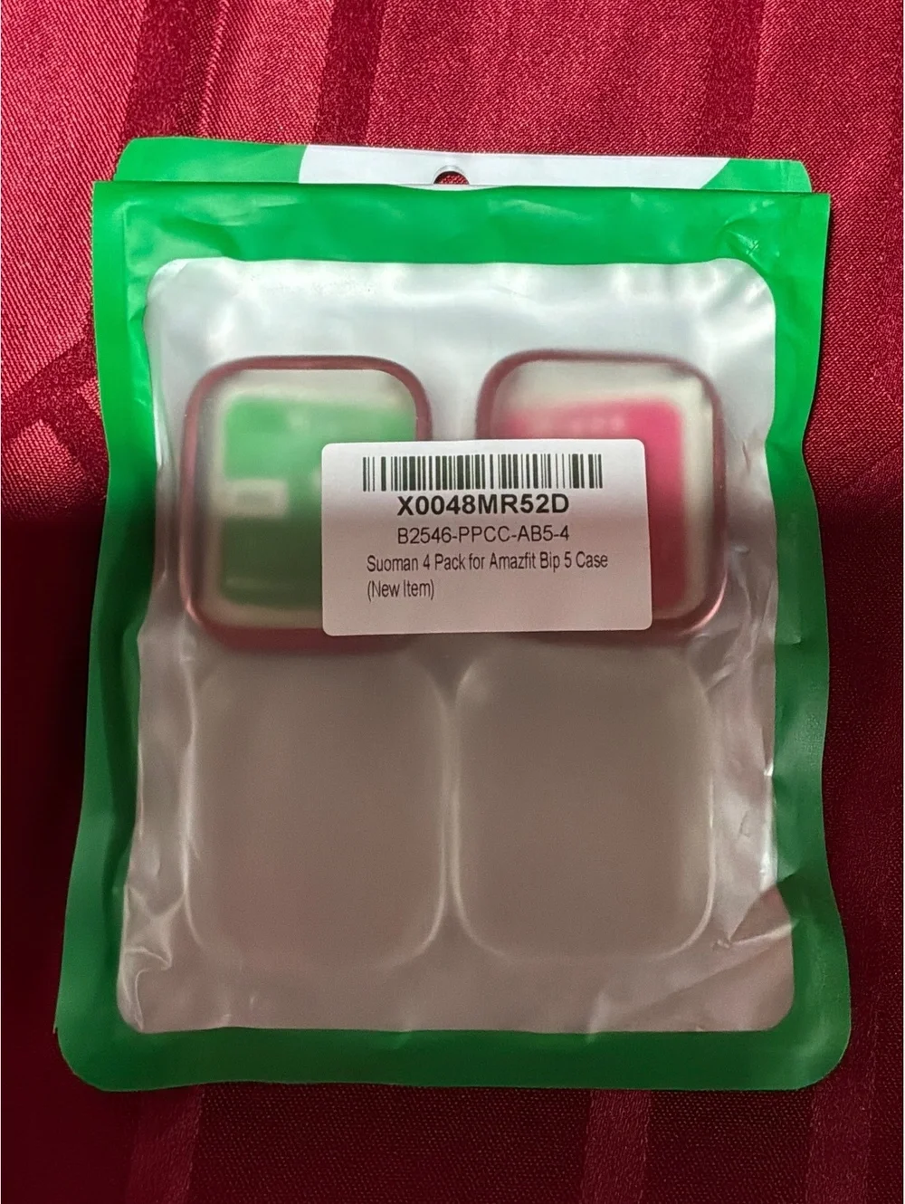 Suoman 4 Pack Smart Watch Cases for Amazfit Bip 5